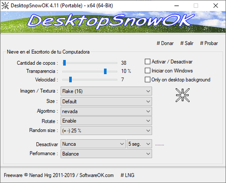 Deja que nieve en tu escritorio con estos copos de nieve para Windows Deja que nieve en tu escritorio con estos copos de nieve para Windows