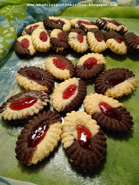 BISCUITS MARBRÉS / MARBLE COOKIES / GALLETAS MÁRMOL /بيسكوي رخامي