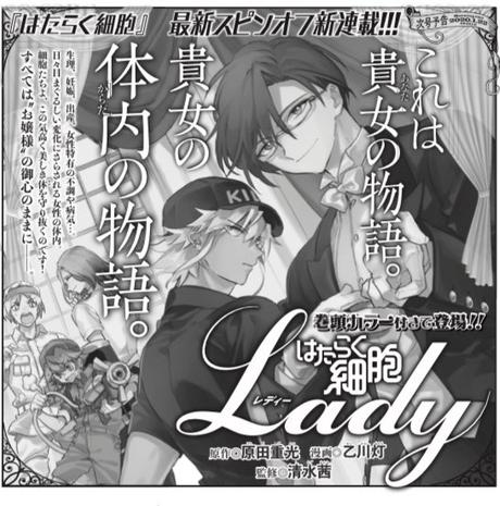 Cells at Work contará con un manga titulado: Lady