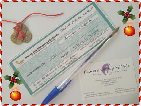 Cheque de la Abundancia 26 Diciembre 2.019