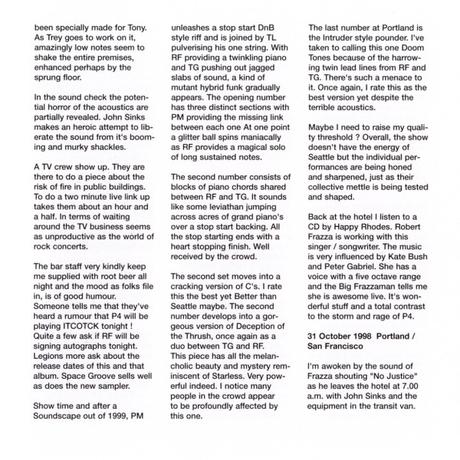 King Crimson - The ProjeKcts (ProjeKct One) - Live At The Jazz Cafe del Box  (1999)