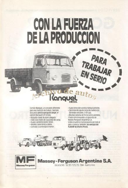 Ranquel 3,6T del año 1989