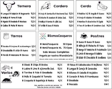 La Tasquería: reinterpretar la casquería