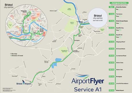 como ir del aeropuerto de bristol a bristol