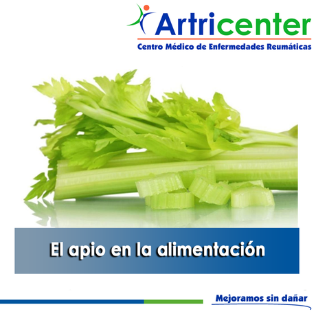 Artricenter: El apio en la alimentación