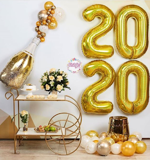 Celebra este año nuevo con globos