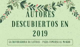 Autores descubiertos en 2019 Autores descubiertos en 2019