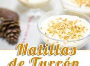 Natillas turrón
