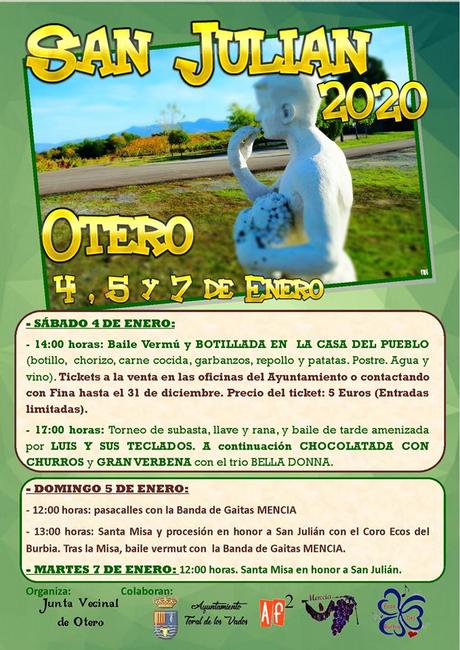 Otero de Toral de los Vados celebra San Julián, la primera fiesta patronal del año