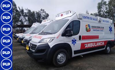 GRL INICIA ENTREGA DE  MODERNAS AMBULANCIAS …