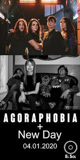 Concierto de Agoraphobia y New Day en Sala el Sol