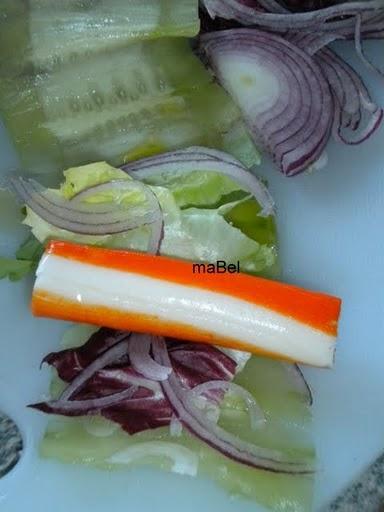 Rollos de pepino light (falso sushi) Rollos de pepino light (falso sushi)