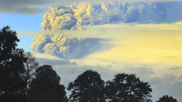 Volcán Puyehue en Chile