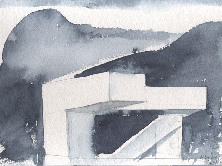 Croquis Maestros: Las Acuarelas de Steven Holl, un Oasis Analógico