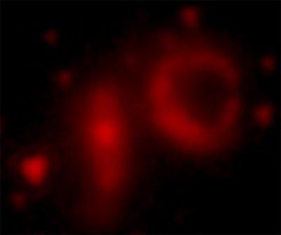 Sistema ARP 147, colisión estelar entre galaxias
