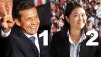 FLASH ELECTORAL: HUMALA 52,6%; FUJIMORI 47,4%