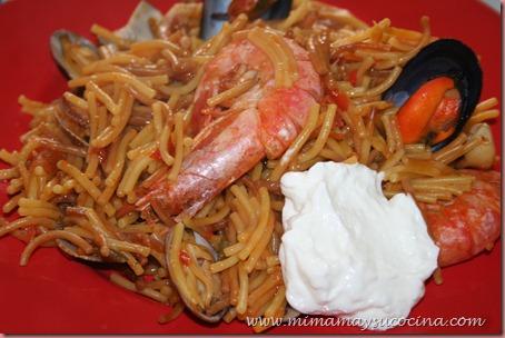 Receta Fideua