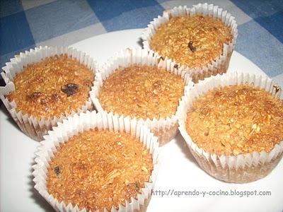 Panecillos de Avena -sin harina-