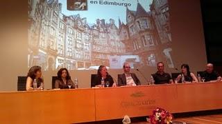 Presentación de Oscurece en Edimburgo en Tenerife (fotos del acto)