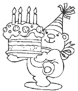 CUMPLEAÑOS FELIZ  (DIBUJOS PARA COLOREAR Y CANCIONES)