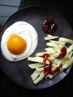 UN HUEVO FRITO CON PATATAS MUY SALUDABLE