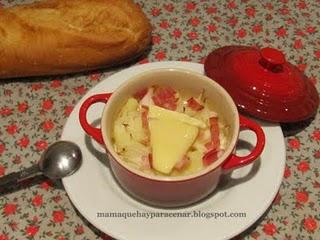 TARTIFLETTE EN COCOTTE