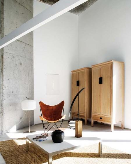 rodapiés invertidos muebles de diseño hormigón visto estudio batavia estilo minimalista espacio diáfano diseño escandianvo diseño danés casa minimalista madrid arquitectos abaton 