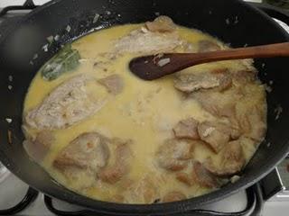 Cinta de lomo en salsa de setas