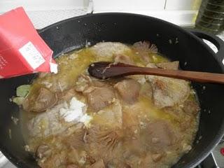 Cinta de lomo en salsa de setas