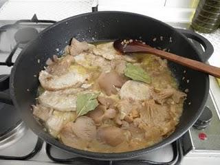 Cinta de lomo en salsa de setas