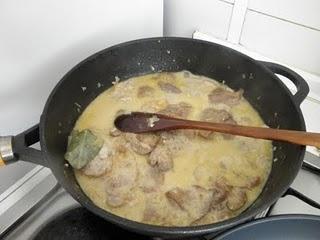 Cinta de lomo en salsa de setas