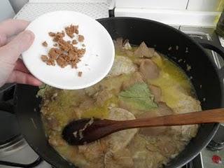 Cinta de lomo en salsa de setas