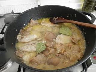 Cinta de lomo en salsa de setas