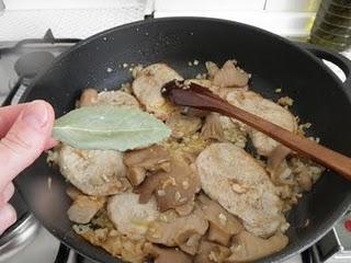 Cinta de lomo en salsa de setas