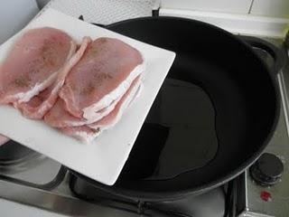 Cinta de lomo en salsa de setas
