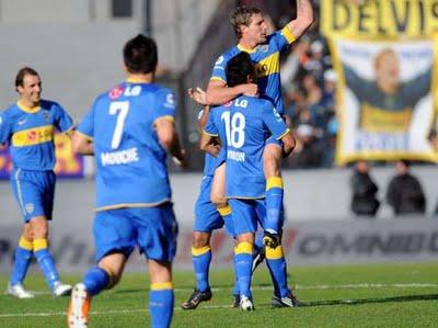 El único que festejó fue Palermo