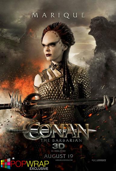 Pósters individuales de los personajes de Conan