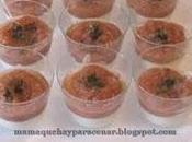 Aperitivo tomate queso