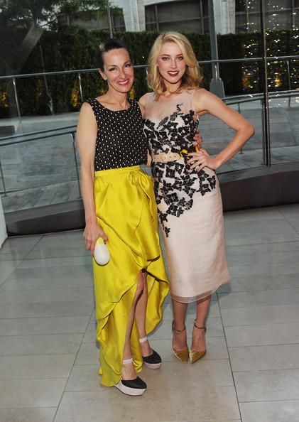Designer Cynthia Rowley (L) and actress Amber Heard attend the 2011 CFDA Fashion Awards at Alice Tully Hall, Lincoln Center on June 6, 2011 in New York City.