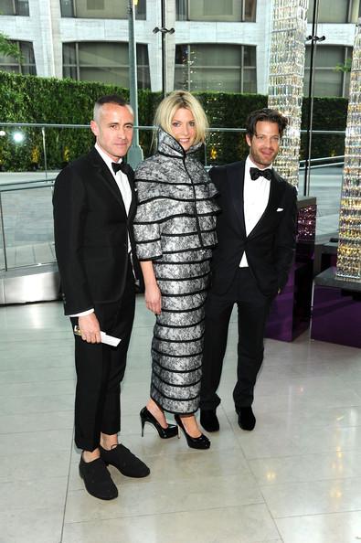 (L-R) Tom Brown, Brooke Cundiff and Nate Berkus attend the 2011 CFDA Fashion Awards at Alice Tully Hall, Lincoln Center on June 6, 2011 in New York City.