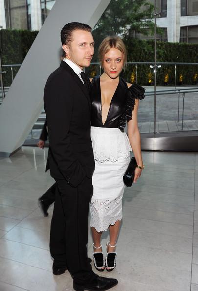 Chloe Sevigny (R) and Scott Campbell attend the 2011 CFDA Fashion Awards at Alice Tully Hall, Lincoln Center on June 6, 2011 in New York City.