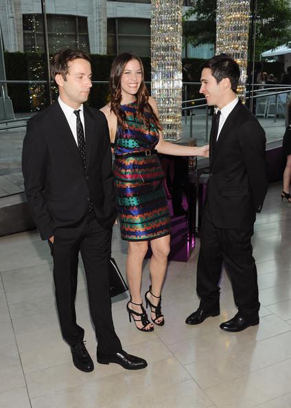 Designers Jack McCollough (L) and Lazaro Hernandez (R) of Proenza Schouler pose with actress Liv Tyler (C) at the 2011 CFDA Fashion Awards at Alice Tully Hall, Lincoln Center on June 6, 2011 in New York City.