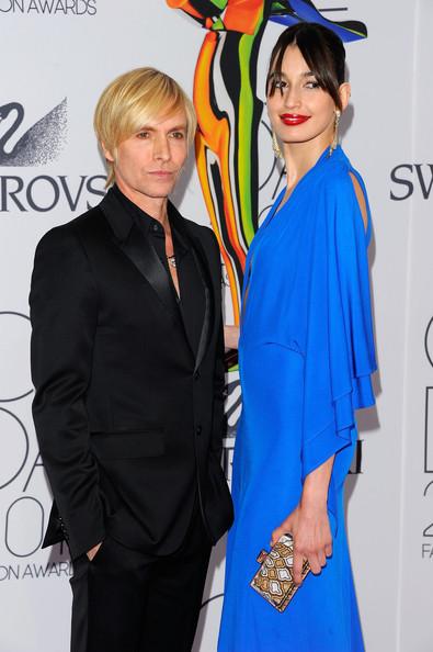 Designer Marc Bouwer and Kenza Fourati attends the 2011 CFDA Fashion Awards at Alice Tully Hall, Lincoln Center on June 6, 2011 in New York City.