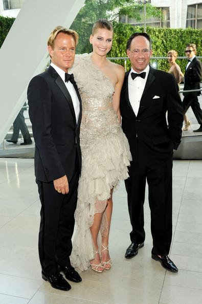(L-R) Daniel Benedict, Hana Soukupova and Andrew Saffir attend the 2011 CFDA Fashion Awards at Alice Tully Hall, Lincoln Center on June 6, 2011 in New York City.