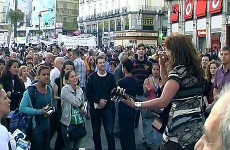 Kilómetro Cero sigue con su predicación en Madrid en medio del 15M.