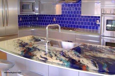 10 encimeras de vidrio únicas 10 encimeras de vidrio únicas