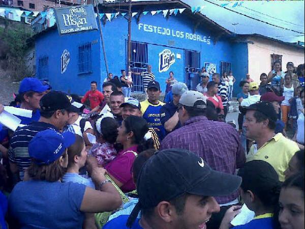 GOBERNADOR HENRI FALCÓN  VISITA A EL TOCUYO