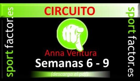 Circuito de Anna para Junio Planes personalizados en el Desafío. Segundo mes