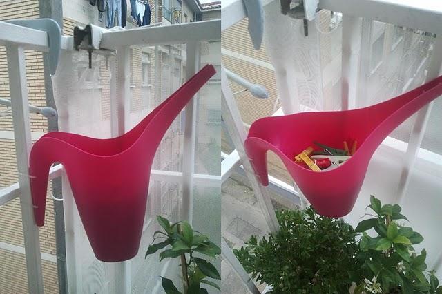 Ikea Hack: Las regaderas para pinzas de la ropa de Elena