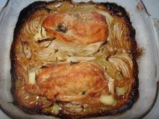 Pechuga de pollo rellena de acelgas